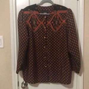 Vintage CB collection blouse